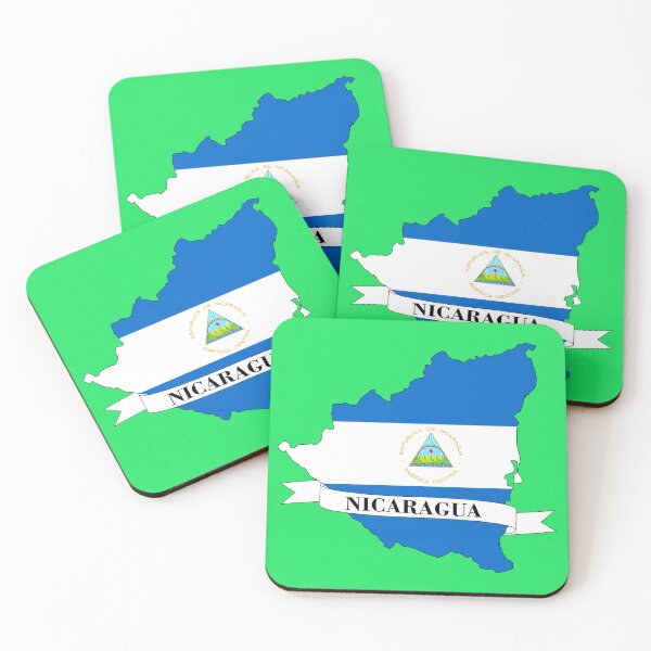 Item preview, Map of the Nicaraguan flag designed and sold by visual adventures.