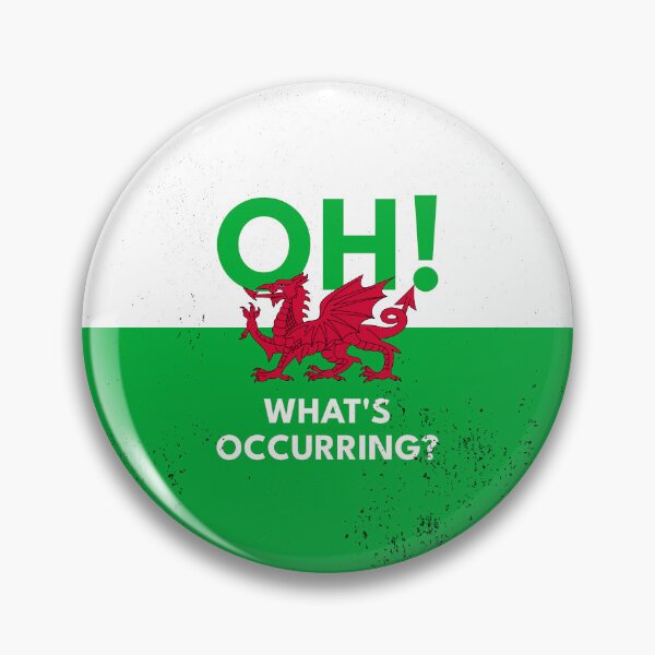 Item preview, Welsh Red Dragon - Oh What's Occurring (Vintage Style) designed and sold by Designs by Jesabee.