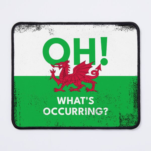 Item preview, Welsh Red Dragon - Oh What's Occurring (Vintage Style) designed and sold by Designs by Jesabee.