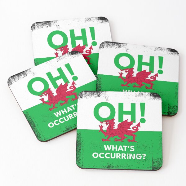Item preview, Welsh Red Dragon - Oh What's Occurring (Vintage Style) designed and sold by Designs by Jesabee.