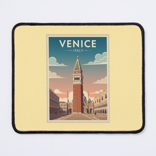 Item preview, Venice Vintage Travel Art - San Marco Tower - Italy designed and sold by Wanderprintt.