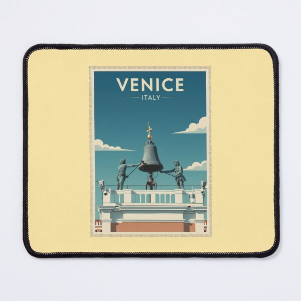 Item preview, Venice Vintage Travel Art - San Marco Bell - Italy designed and sold by Wanderprintt.