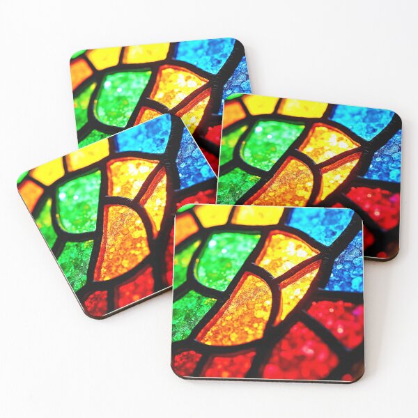 Item preview, Intense Textured Stained Glass Glow Art designed and sold by Health And Fitness Posts e-Store.