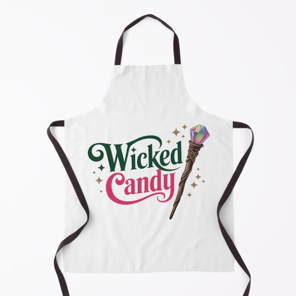 Item preview, Wicked Candy Logo - Pink Green Magic Wand Witch Brand Design designed and sold by Random Candy Studio.