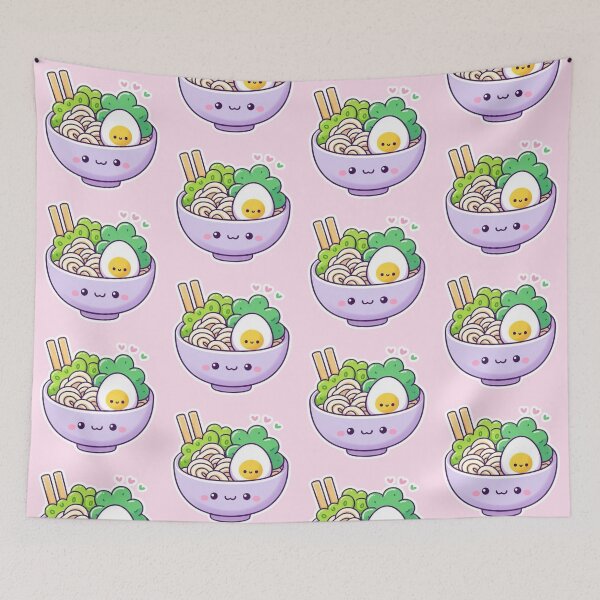 Item preview, Cute Kawaii Ramen Bowl – Adorable Anime Manga Noodle Lover Design designed and sold by Sugar Wisdom .