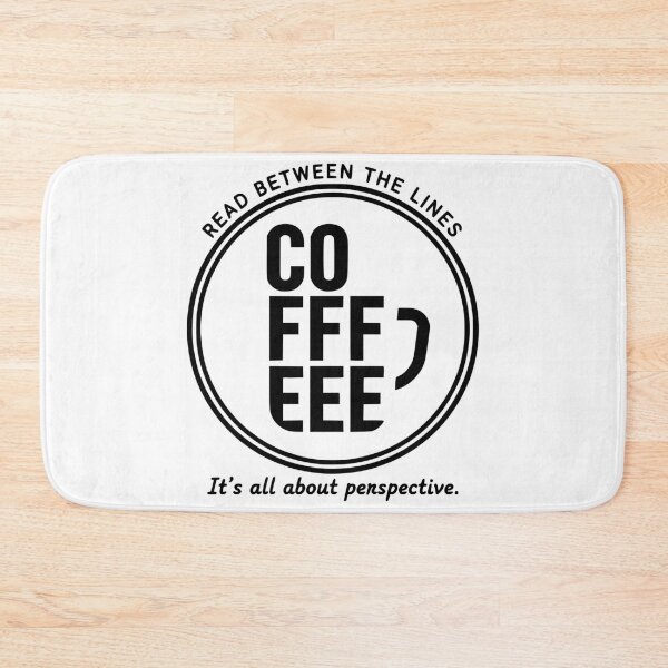 Item preview, COFFEEEE Mug Typography Optical Illusion designed and sold by Enga6.