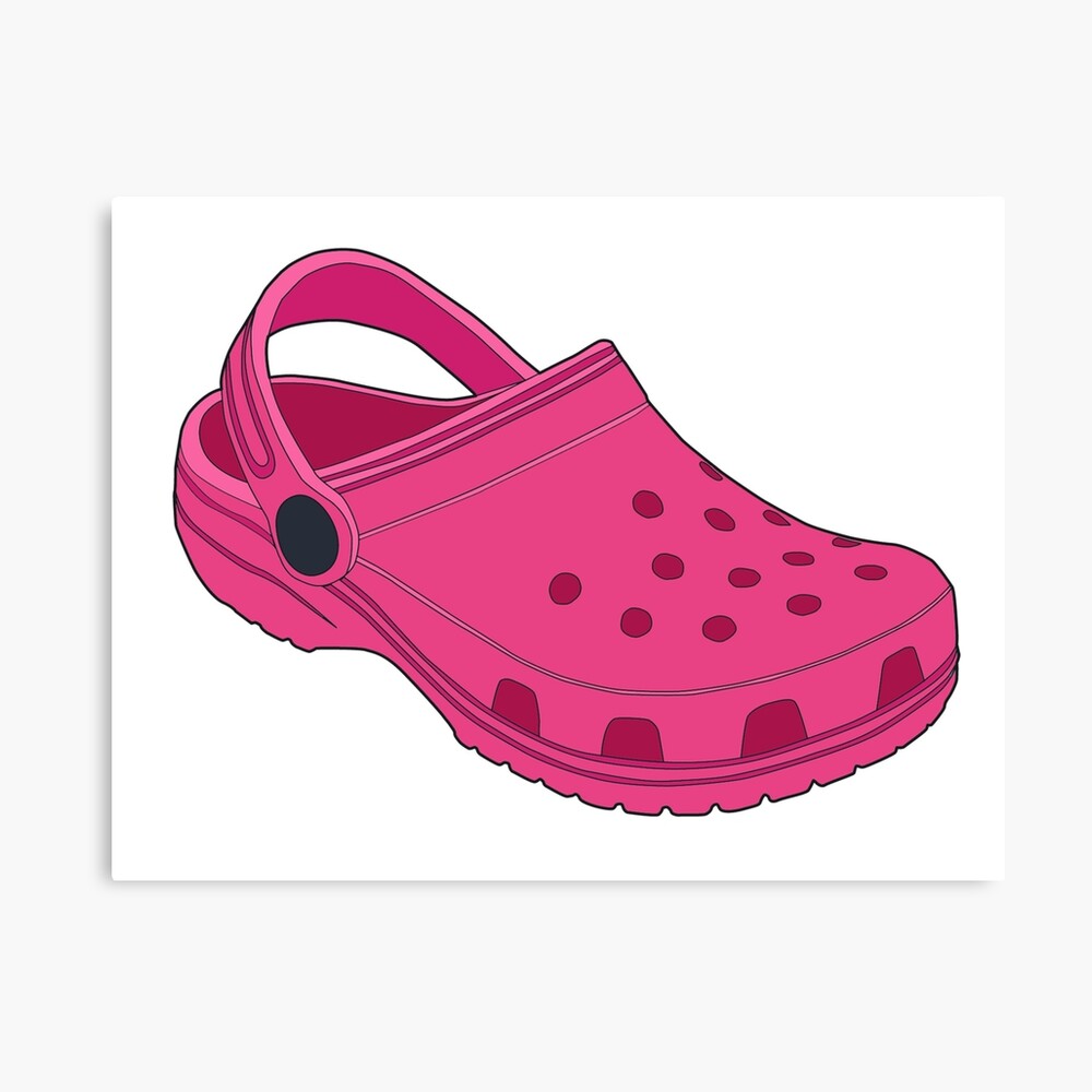 hot pink crocs
