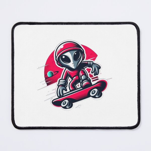 Item preview, Alien on a Skateboard designed and sold by GalaxiVibes.