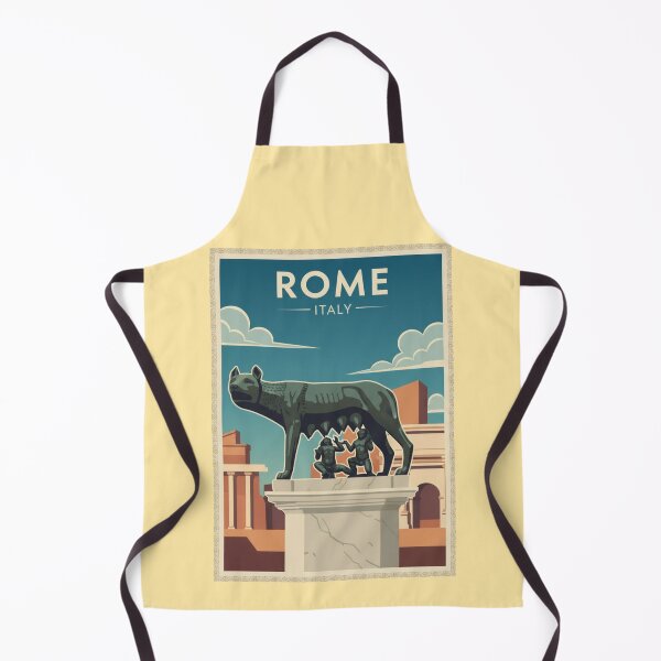 Item preview, Rome Vintage Travel Art - Capitoline Wolf - Italy designed and sold by Wanderprintt.