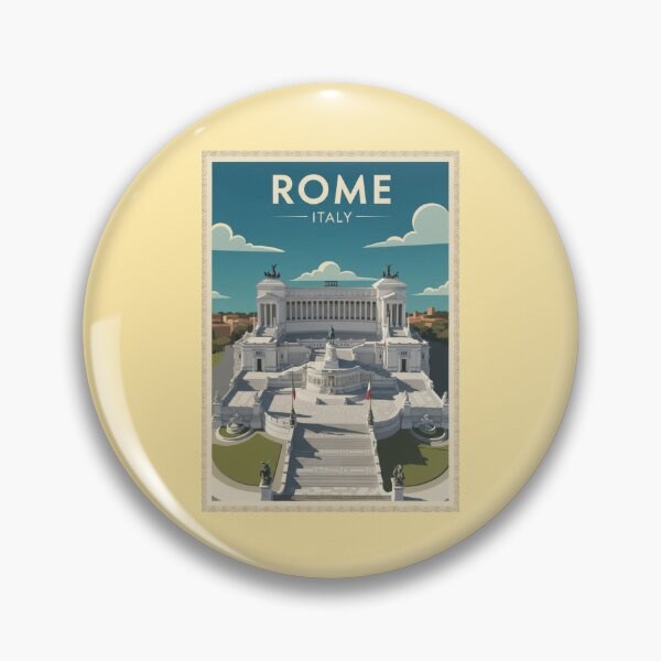 Item preview, Rome Vintage Travel Art - Monument to Vittorio Emanuele II - Italy designed and sold by Wanderprintt.