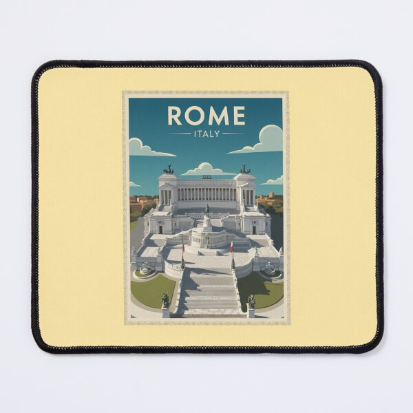 Item preview, Rome Vintage Travel Art - Monument to Vittorio Emanuele II - Italy designed and sold by Wanderprintt.
