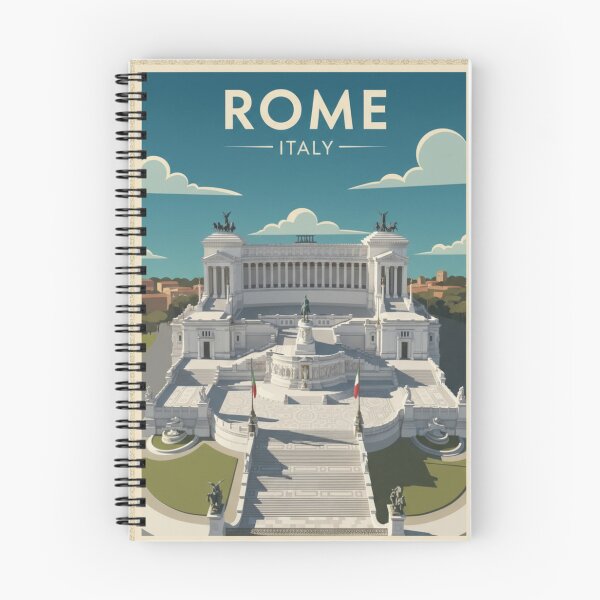Item preview, Rome Vintage Travel Art - Monument to Vittorio Emanuele II - Italy designed and sold by Wanderprintt.
