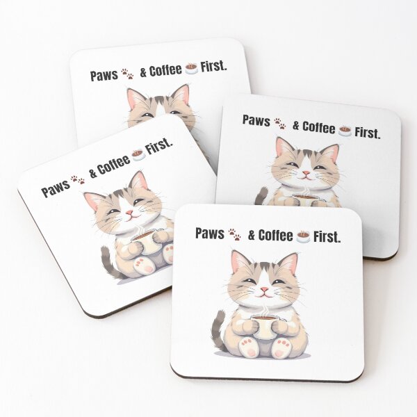Item preview, Paws and Coffee - Cute Pet Lover & Coffee Aesthetic Designs designed and sold by The Pawffee Shop.