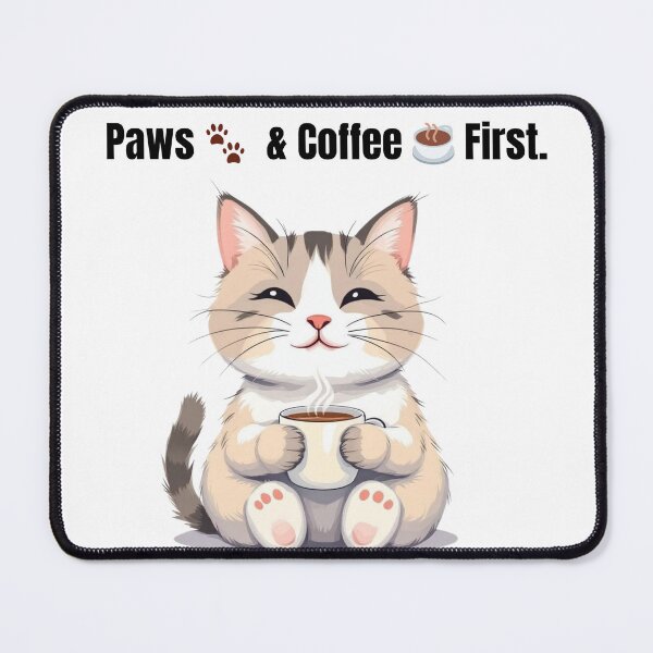 Item preview, Paws and Coffee - Cute Pet Lover & Coffee Aesthetic Designs designed and sold by The Pawffee Shop.