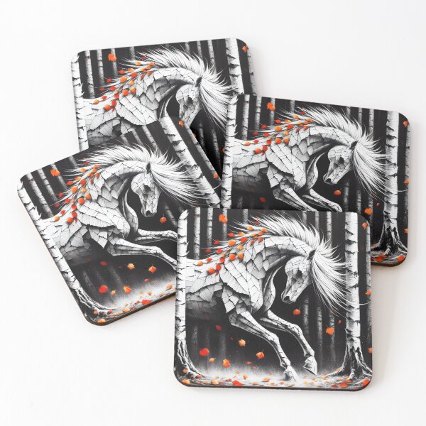 Item preview, Birchbark Horse, Ai Generated Art  designed and sold by ACC .