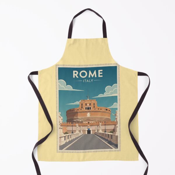 Item preview, Rome Vintage Travel Art - Castel Sant'Angelo - Italy designed and sold by Wanderprintt.