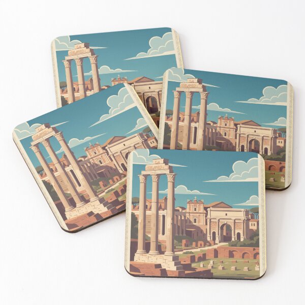 Item preview, Rome Vintage Travel Art - Imperial Fora - Italy designed and sold by Wanderprintt.