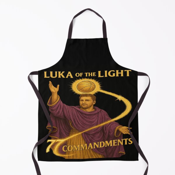 Item preview, Luka of the Light – Divine Hoops Parody Vintage Basketball Art designed and sold by POD DYNASTY | Original Print On Demand T-Shirt Graphics.