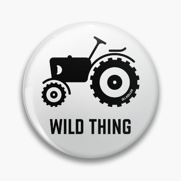 Item preview, Wild Thing (Tractor / Traction Engine / Farmer / Black) designed and sold by Roderix.