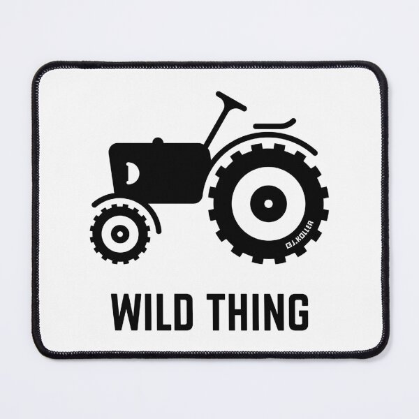 Item preview, Wild Thing (Tractor / Traction Engine / Farmer / Black) designed and sold by Roderix.