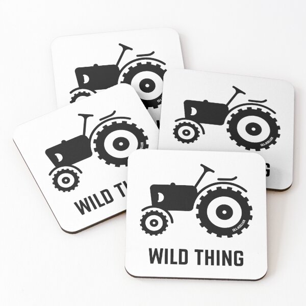 Item preview, Wild Thing (Tractor / Traction Engine / Farmer / Black) designed and sold by Roderix.