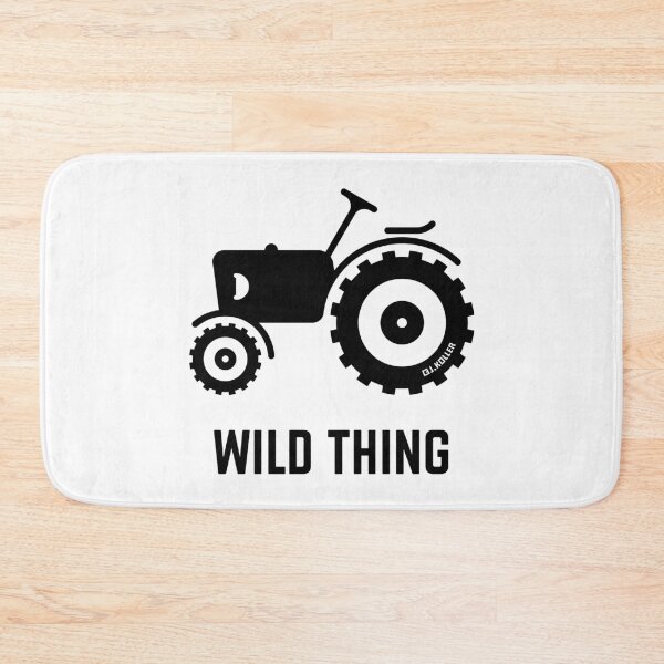 Item preview, Wild Thing (Tractor / Traction Engine / Farmer / Black) designed and sold by Roderix.