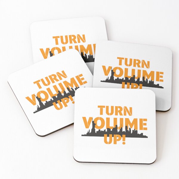 Item preview, Turn The Volume Up Quote Trendy Motivational Design designed and sold by IDesiwork ⭐⭐⭐⭐⭐.