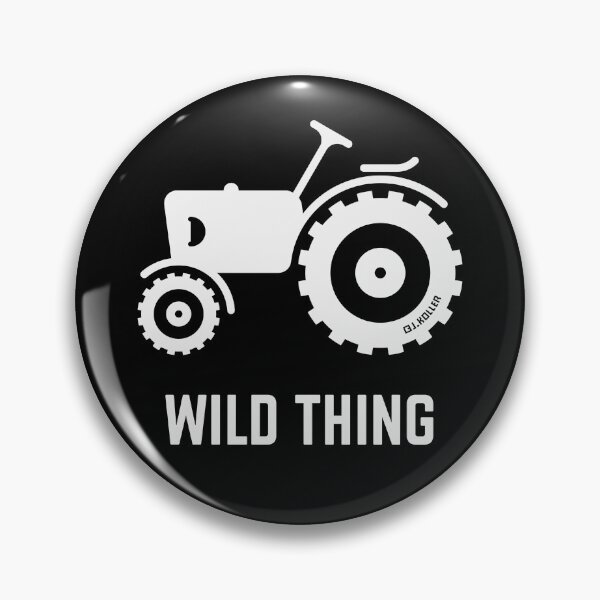 Item preview, Wild Thing (Tractor / Traction Engine / Farmer / White) designed and sold by Roderix.