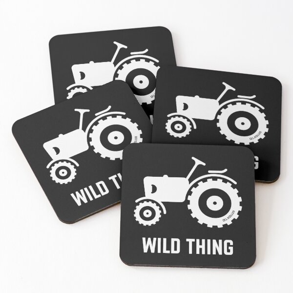 Item preview, Wild Thing (Tractor / Traction Engine / Farmer / White) designed and sold by Roderix.