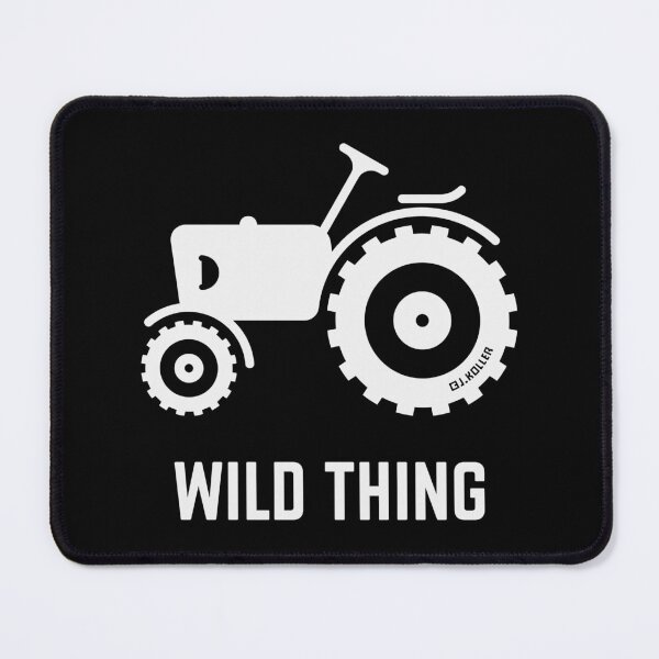Item preview, Wild Thing (Tractor / Traction Engine / Farmer / White) designed and sold by Roderix.