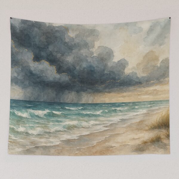 Item preview, Bradenton Beach Watercolor designed and sold by thehaywirehoney.