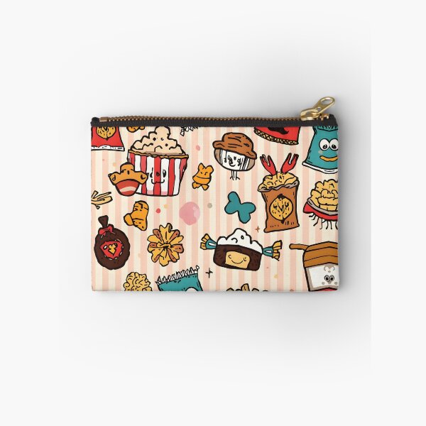 Item preview, Hand-Drawn Doodle Popcorn and Snack Food Cartoon Pattern designed and sold by MoonlitDoodles1.