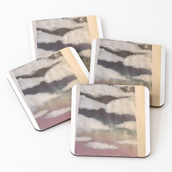 Item preview, Black and Purple Gradient Abstract Night Clouds designed and sold by Ashley's Sketchbook.