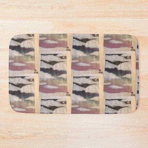 Item preview, Black and Purple Gradient Abstract Night Clouds designed and sold by Ashley's Sketchbook.