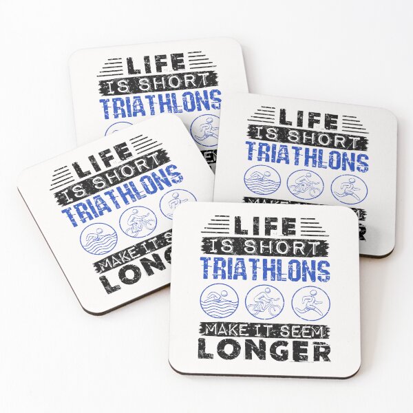 Item preview, Funny Triathlon Joke Life is Short designed and sold by jaygo.