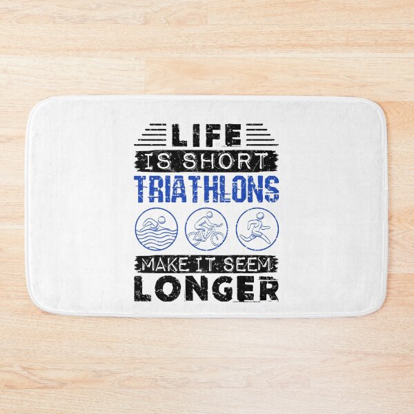 Item preview, Funny Triathlon Joke Life is Short designed and sold by jaygo.