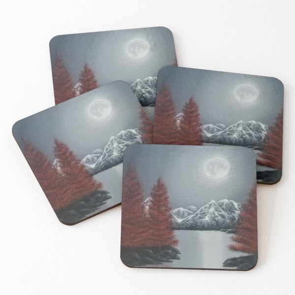 Item preview, Moonlit Lake designed and sold by AbstractAsylum.