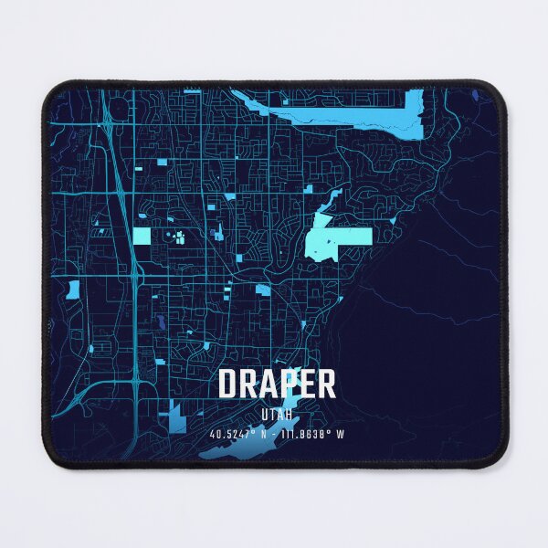 Item preview, Draper Midnight City Map designed and sold by HomeLivingCo.