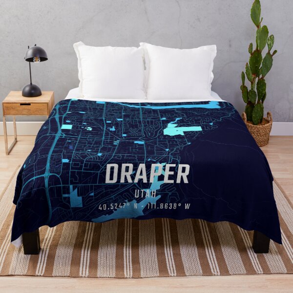 Item preview, Draper Midnight City Map designed and sold by HomeLivingCo.