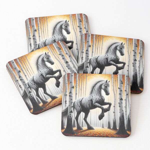 Item preview, Birchbark Horse, Ai Generated Art  designed and sold by ACC .