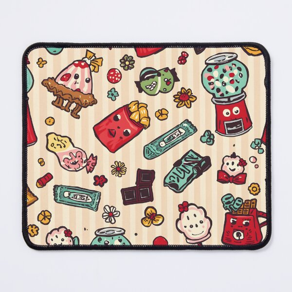Item preview, Playful Doodle Gumball Machine and Fairground Sweets Pattern designed and sold by MoonlitDoodles1.