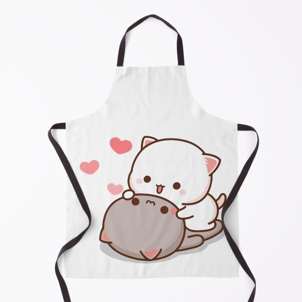 Item preview, Mochi Peach and Goma Hug: Cute Kawaii Cat Love & Romance designed and sold by Samy--show.