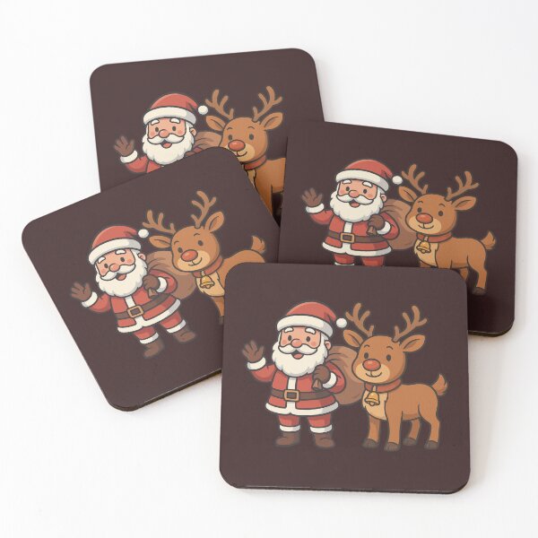 Item preview, Santa Claus and reindeer designed and sold by Baci1239.