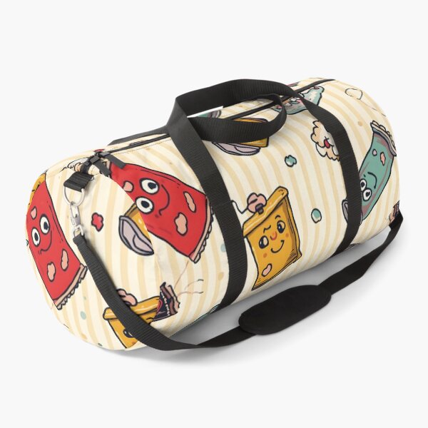 Item preview, Retro Doodle Soda Cans and Popcorn Machine Quirky Pattern designed and sold by MoonlitDoodles1.