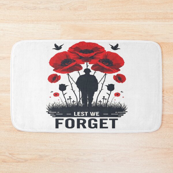 Item preview, Lest We Forget Poppy Soldier Design | Remembrance Day Tribute Art designed and sold by InspiredCreatives.