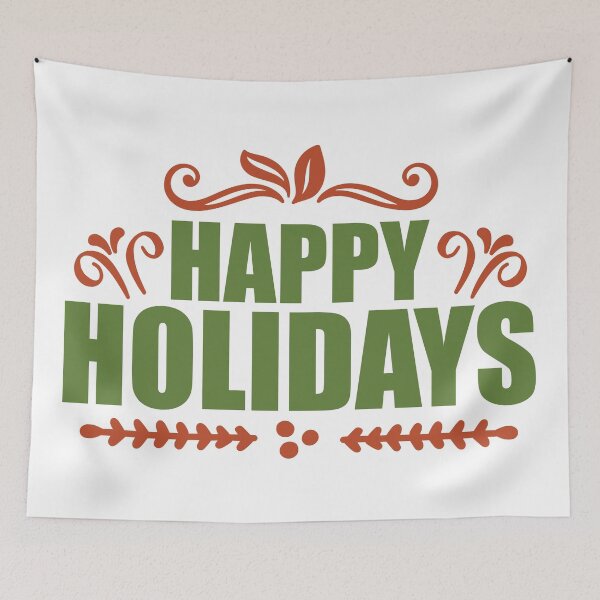 Item preview, Happy Holidays - Universal Festive Season Greeting designed and sold by FuzionRaptor.