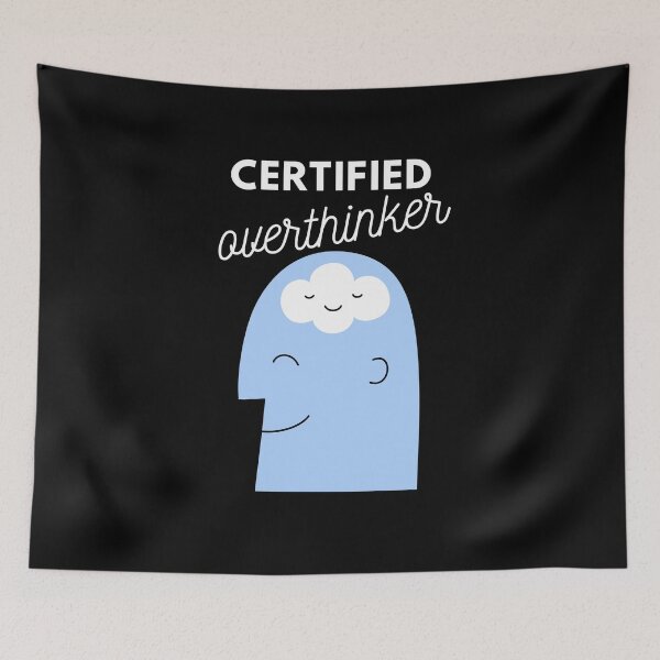 Item preview, Certified Overthinker designed and sold by Aminesnip.