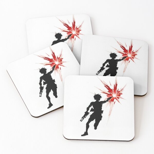 Item preview, Anime Power Burst – Red Energy Hero designed and sold by Ekracreatives.