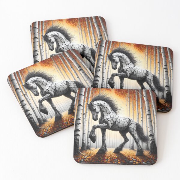 Item preview, Birchbark Horse, Ai Generated Art  designed and sold by ACC .