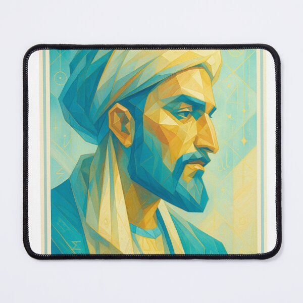 Item preview, Islamic Art Geometric Portrait | Arabic Scientist Pop Art Design designed and sold by MythicPattern.
